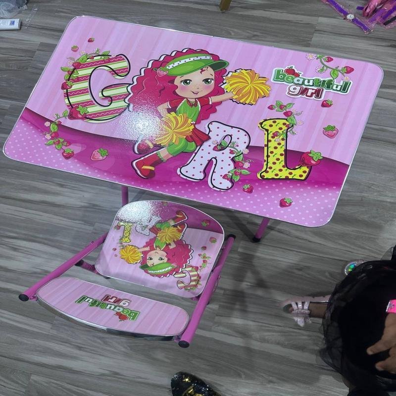 CHILDREN TABLE AND CHAIR