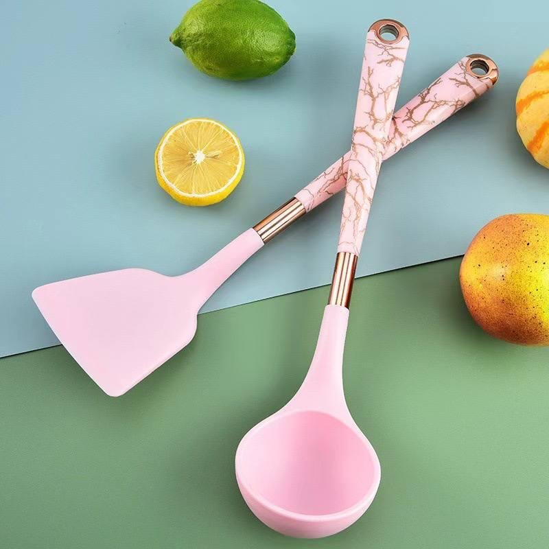 7PCS SILICON COOKING SPOON