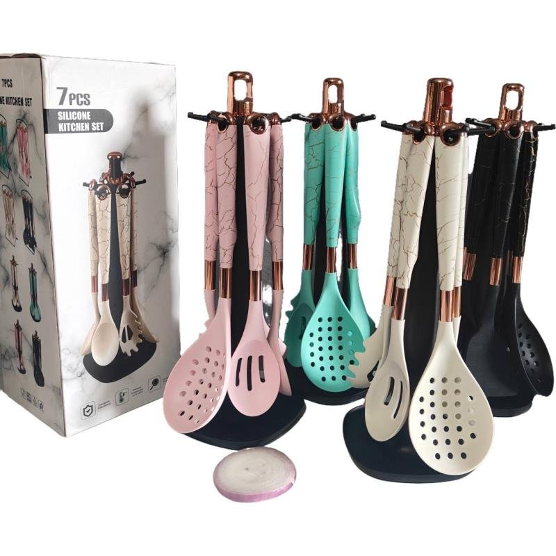 7PCS SILICON COOKING SPOON