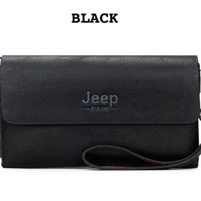 JEEP BULUO MENS LEATHER CLUTCH BAG