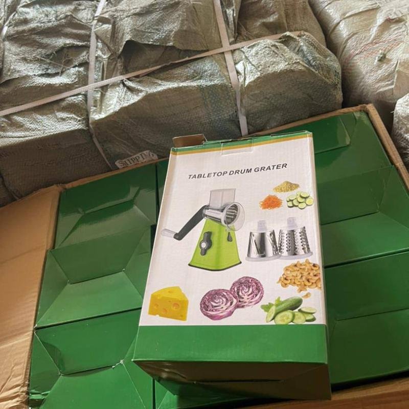 TABLETOP DRUM GRATER (with black knob)