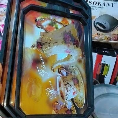 3PCS PLASTIC TRAY SET