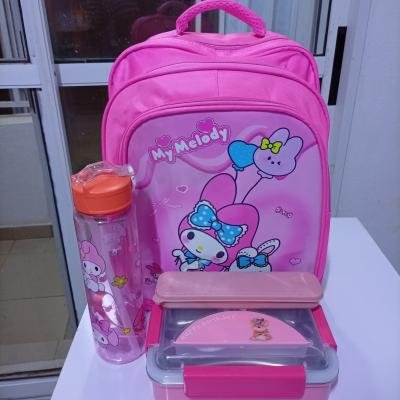 MY MELODY SCHOOL BAG COMBO