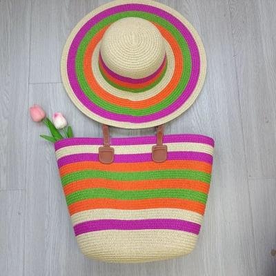 WOVEN BAG AND HAT