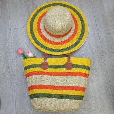 WOVEN BAG AND HAT