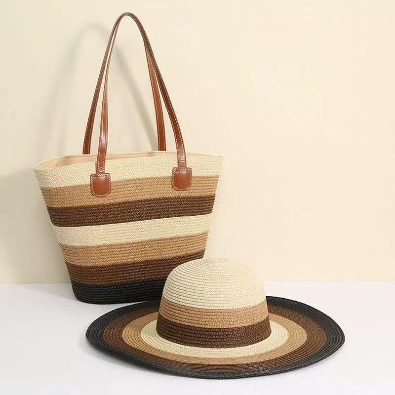 WOVEN BAG AND HAT
