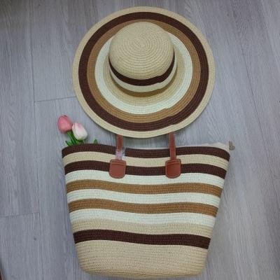 WOVEN BAG AND HAT