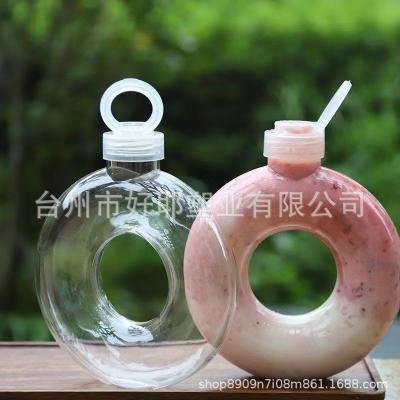 500ML DOUGNUT SHAPE PLASTIC BOTTLE